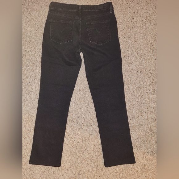 Levi's Demi Curve Classic Rise Slim Leg Black Jeans - Picture 3 of 3